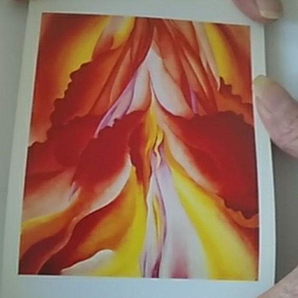 COPY - Georgia O Keefe: 100 Flowers POSTCARD BOOK - Picture 4 of 4